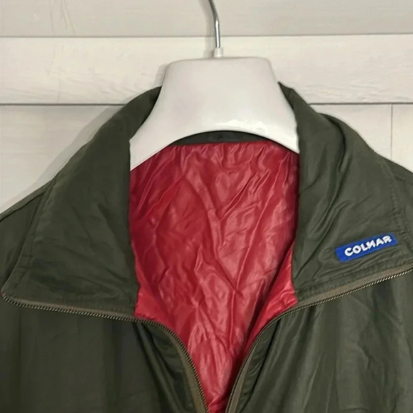 Rare COLMAR Vintage Army Green/Red Winter Snow Ski Suit One Piece Men MED - Picture 6 of 17